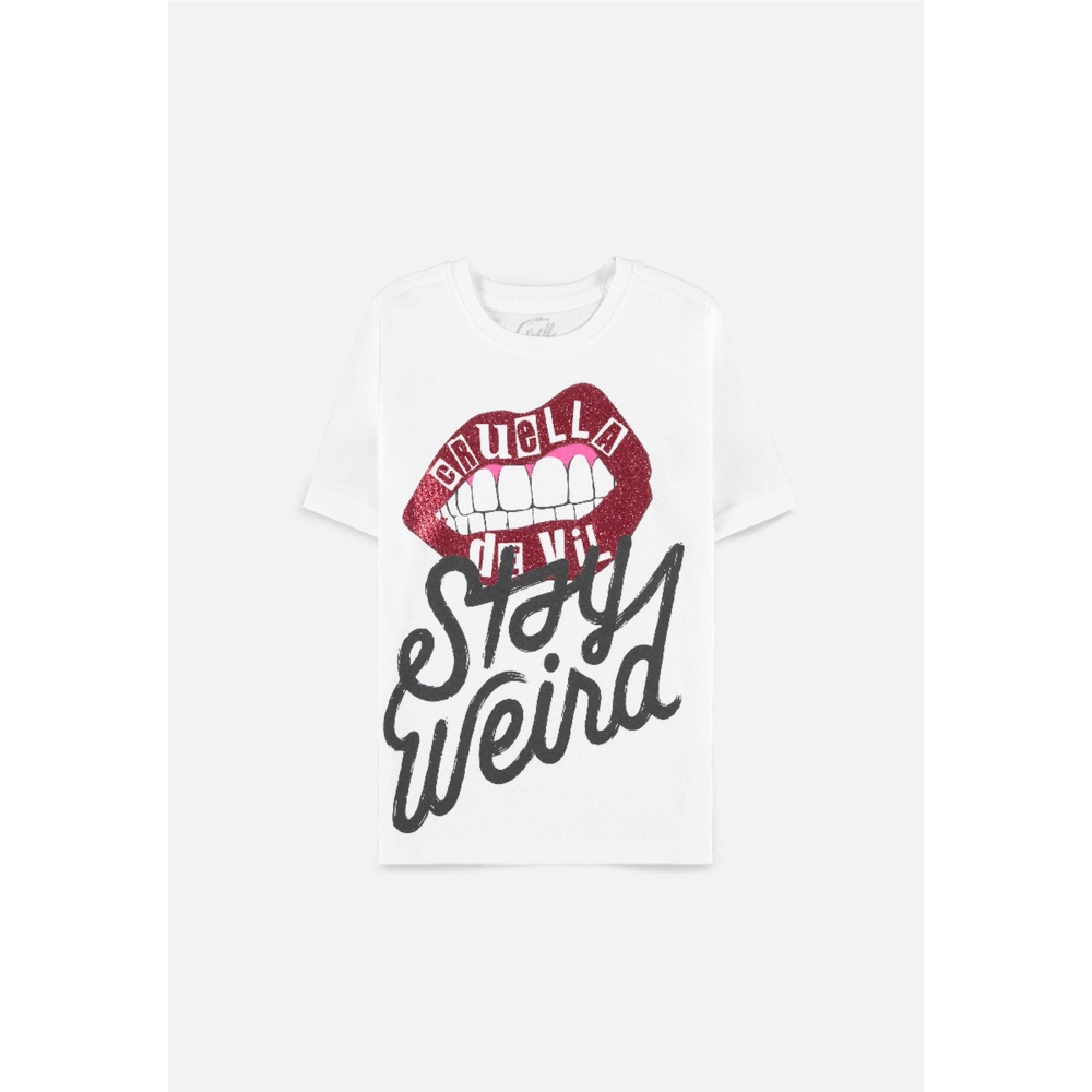 Disney Cruella - Stay Weird Tshirt Enfant - Blanc